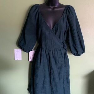 🔵 A new day wrap dress
